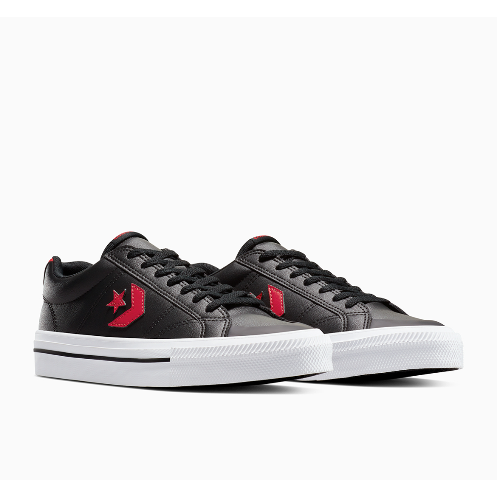 CONVERSE รองเท้า CONVERSE SPORT CASUAL SEASONAL COLOR LEATHER OX BLACK/RED ผู้ชาย A12751CM_S5BKRE