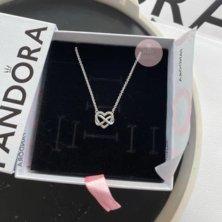 (ของแท้100%) Pandora Infinity heart silver necklace สร้อยคอหัวใจอินฟินิตี้ ยาว50cm.