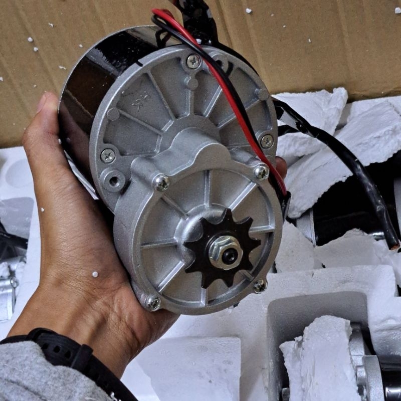 มอเตอร์เกียร์ 24V 250W 306RPM สำหรับสาย DIY