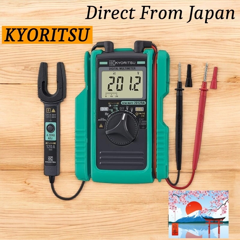 Kyoritsu 120A RMS AC/DC Clamp Digital Multimeter with KEWMATE 2012RA