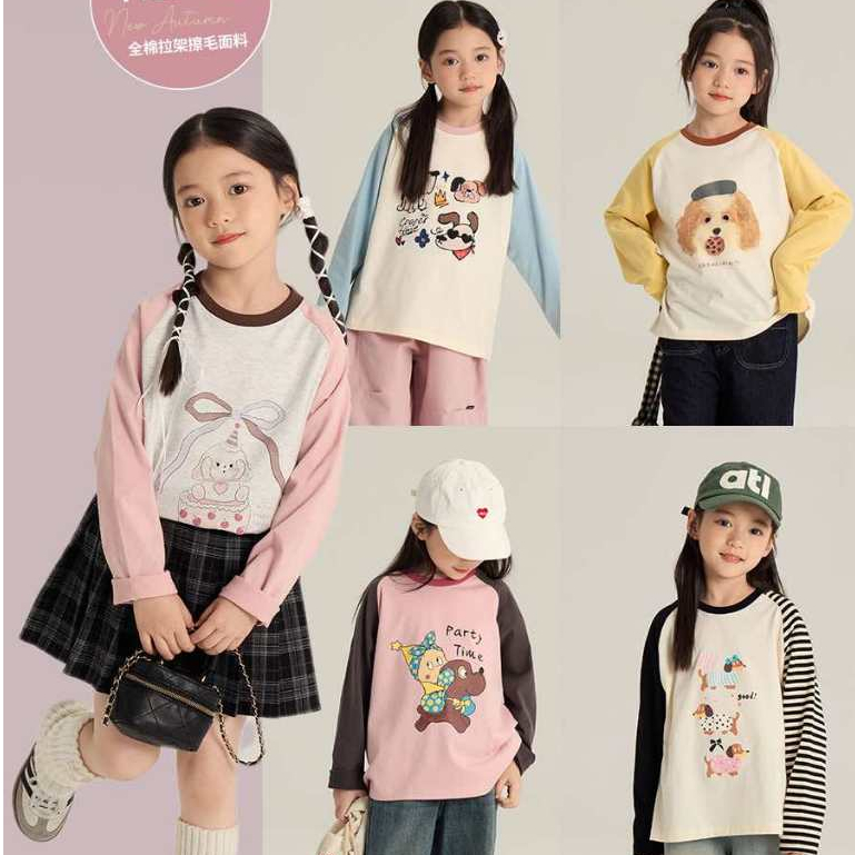 (**พร้อมส่งจากในไทย**) NO.792/793/794/795/796 เสื้อแขนยาวเด็ก ลายการ์ตูนน่ารักๆ (เฉพาะเสื้อเท่านั้น)