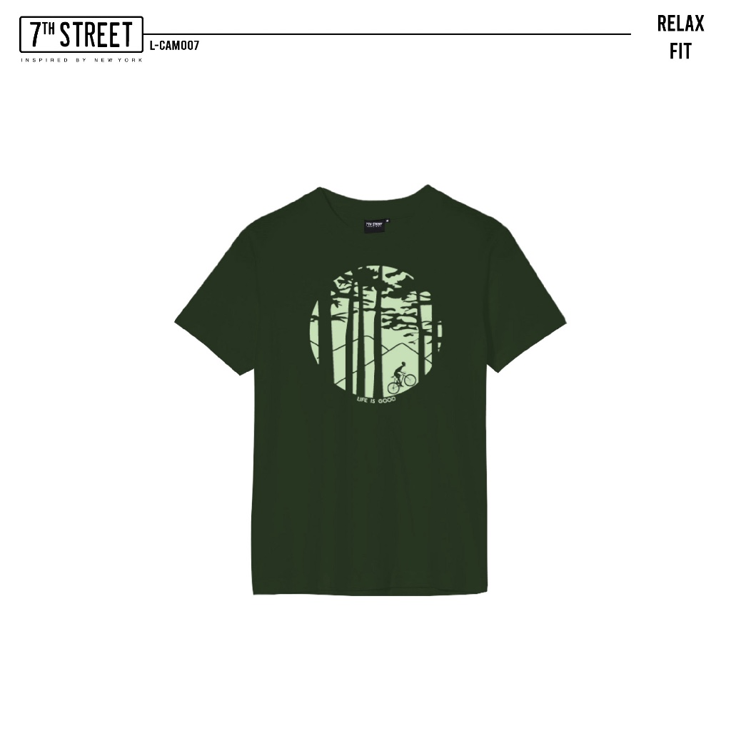 7th Street ( เซเว่นสตรีท ) เสื้อยืด รุ่น L-CAM007 7th Street Light Collection.