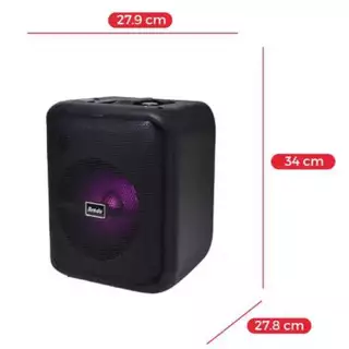 ลำโพงคาราโอเกะ BTS-1740 8 นิ้ว บลูทูธ เสียงดัง เบสแน่น แถมไมค์สาย+ไมค์ลอย ลำโพงปาร์ตี้