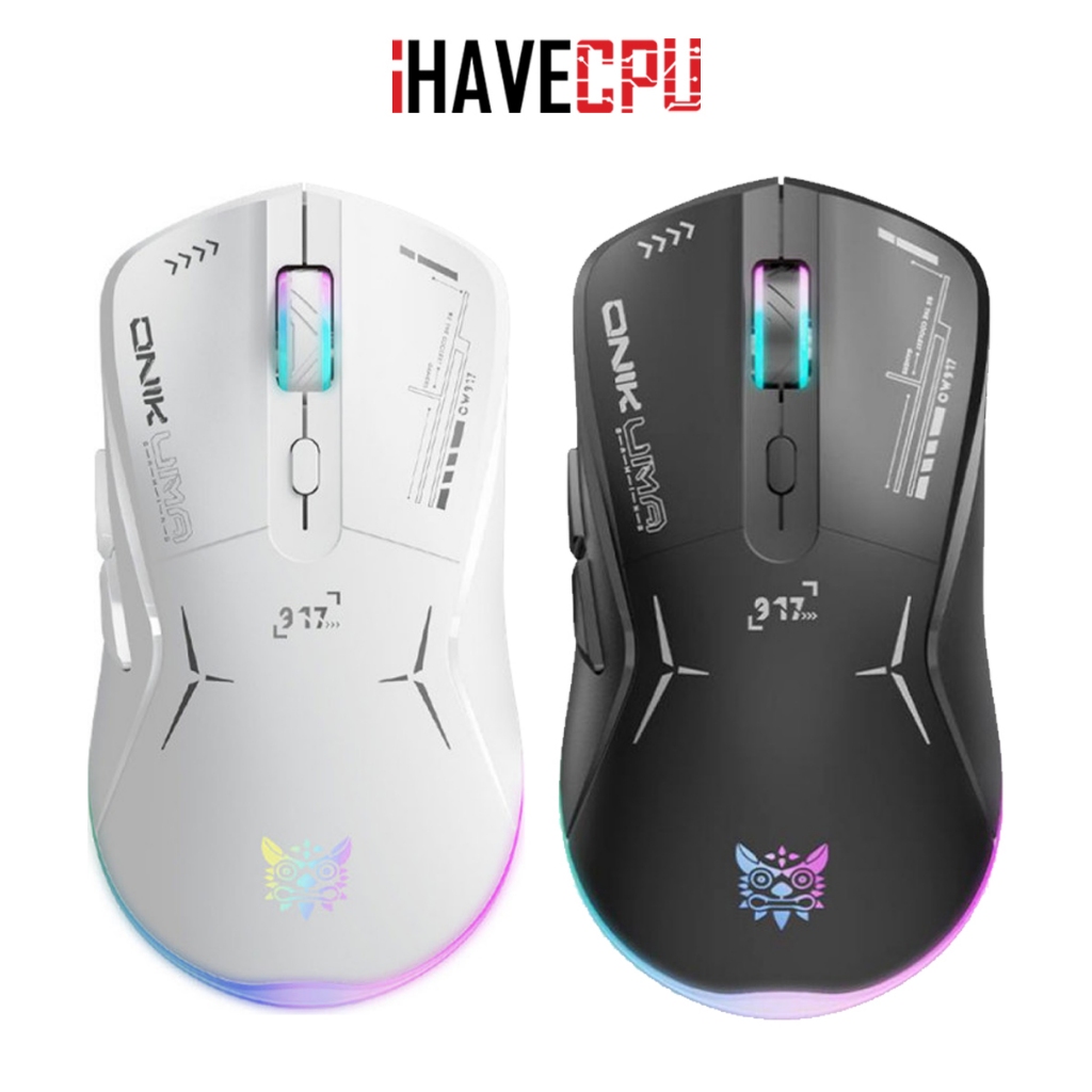 เมาส์ (mouse) iHAVECPU ONIKUMA OKAMI DUAL MODE GAMING MOUSE