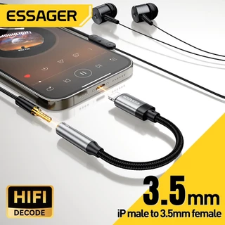 Essager อะแดปเตอร์หูฟัง 3.5MM Type C ios