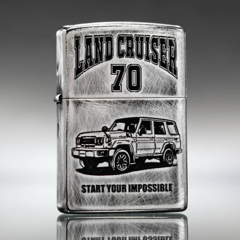 ซิปโป้ รุ่น ZJP0113 Toyota Land Cruiser 70 Limited Edition งานลิขสิทธิ์แท้จากญี่ปุ่น ของแท้ รับประกันตลอดชีวิต