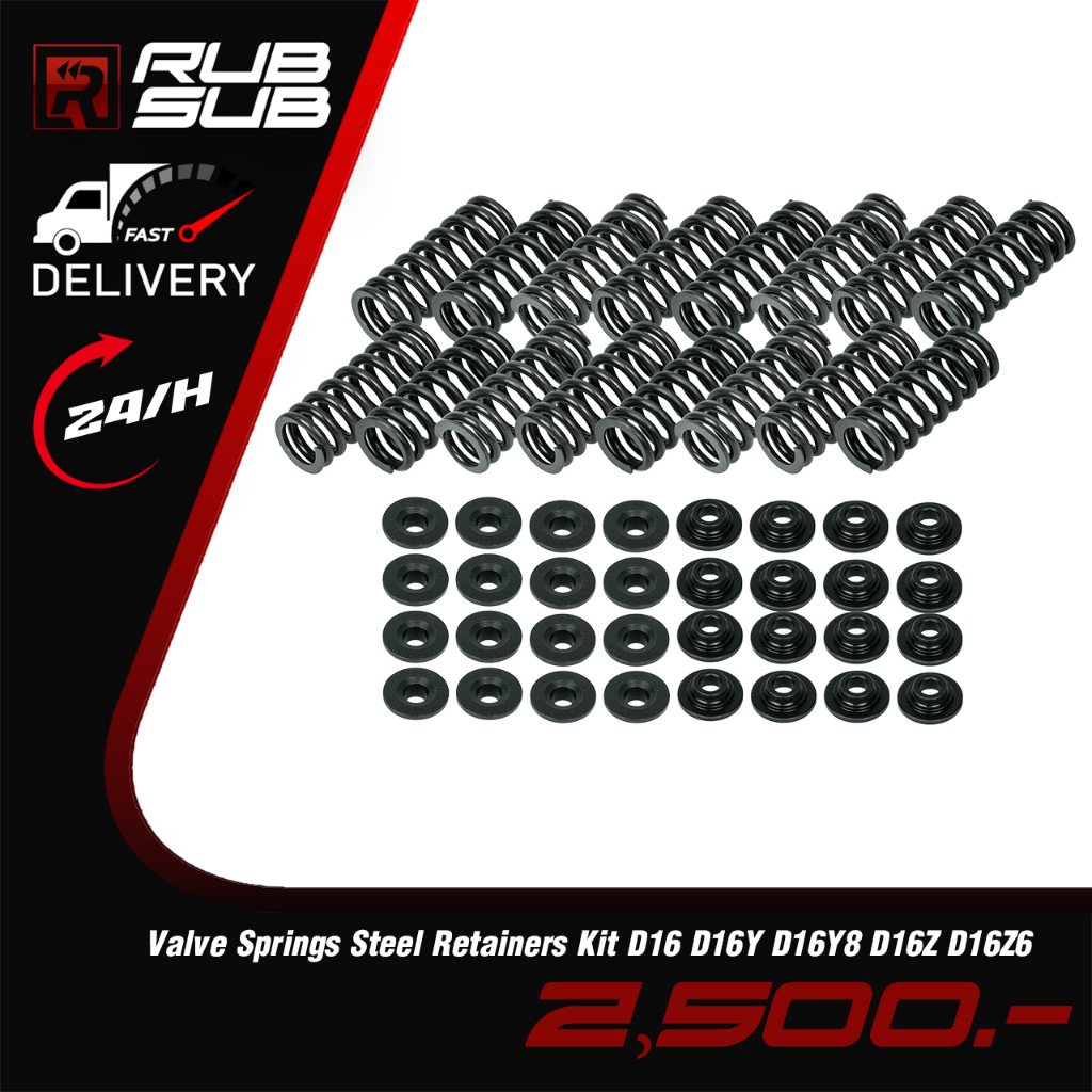 Valve Springs Steel Retainers Kit D16 D16Y D16Y8 D16Z D16Z6