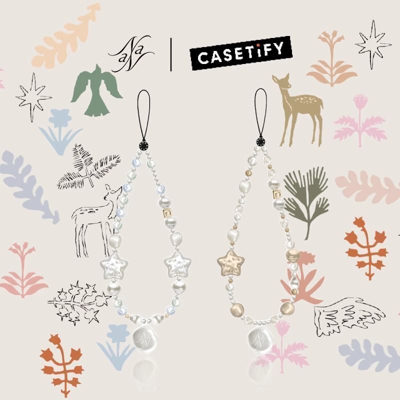 CASETiFY Forest Secret Realm Handheld Star Phone Chain, Wrist style Hanging Chain, Phone Case Hanging Rope