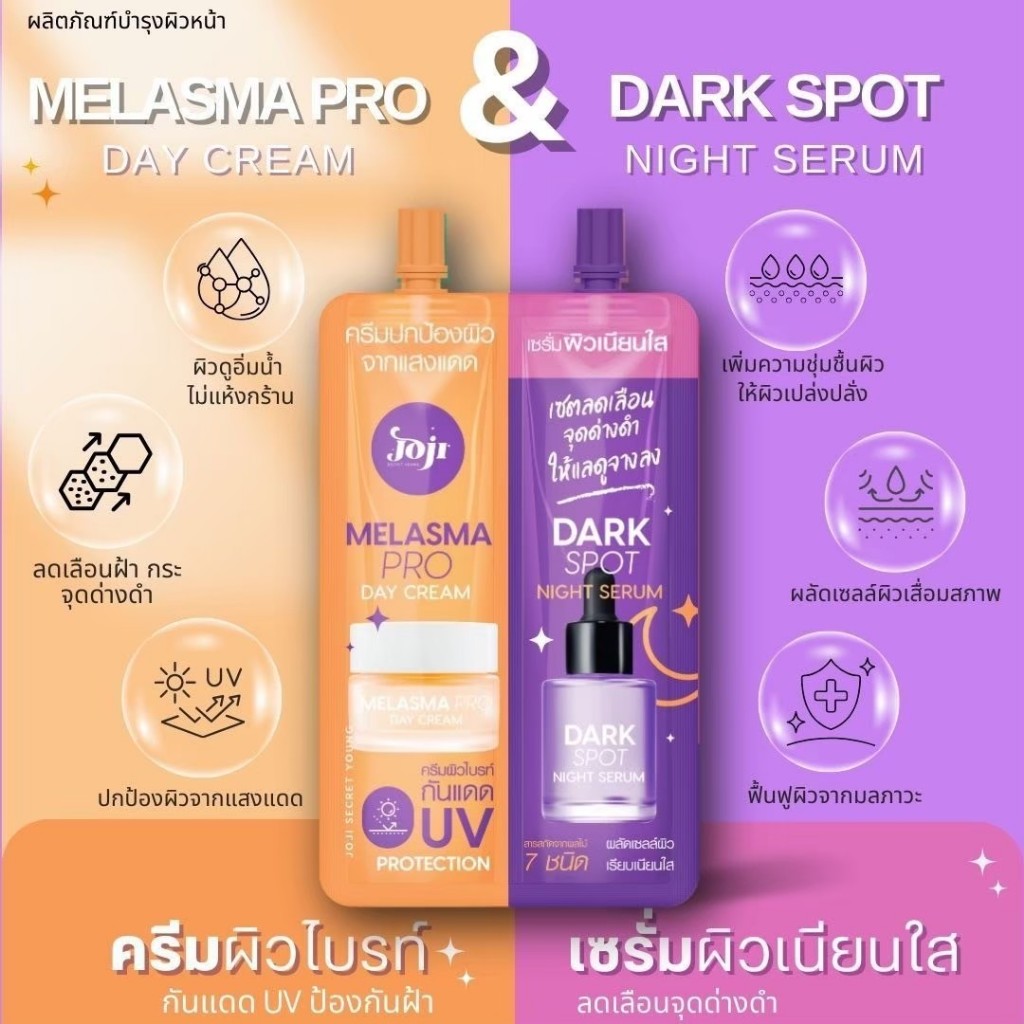 Joji Secret Young /Serum Cream Duo / DD Concealer โจจิ ซีเคร็ต ยัง เซรั่ม ครีม / ดีดี ดูโอ้ ซองคู่ ครีมซอง5หัว ครีมซองคู ราคา ถูกที่สุด ดีลบีเคเค แกลเลอรีภาพที่ 7