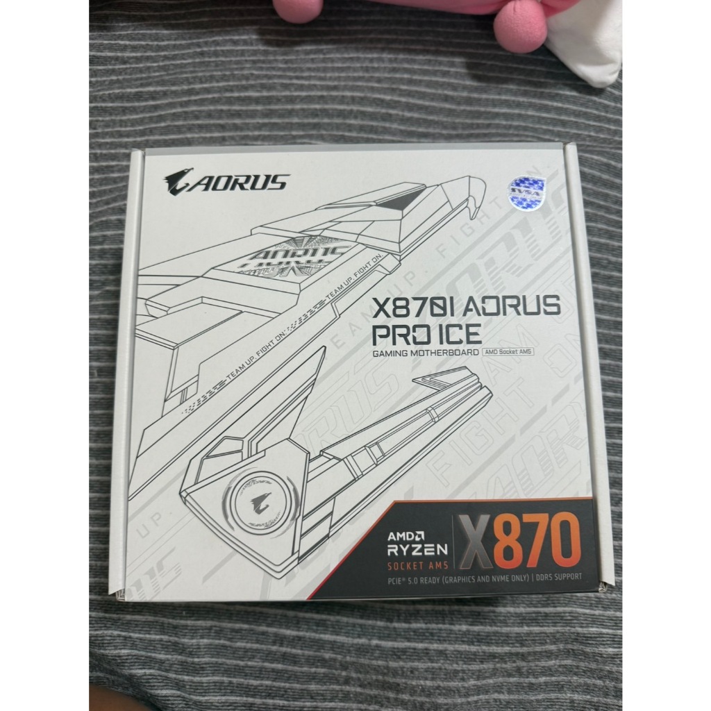 MAINBOARD (เมนบอร์ด) GIGABYTE X870I AORUS PRO ICE (REV. 1.0) (AMD SOCKET AM5 DDR5 MINI-ITX) มือสอง