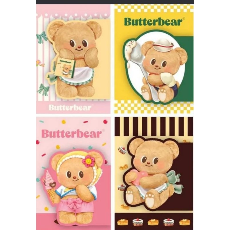 สมุดโน๊ต A5 Kian-Da (Butter Bear)ขายทั้งเซต