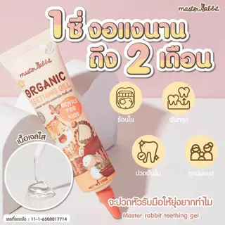 เจลแก้ปวดเหงือก ฟันขึ้น แผลในปาก ร้อนใน Master Rabbit Teething Gel