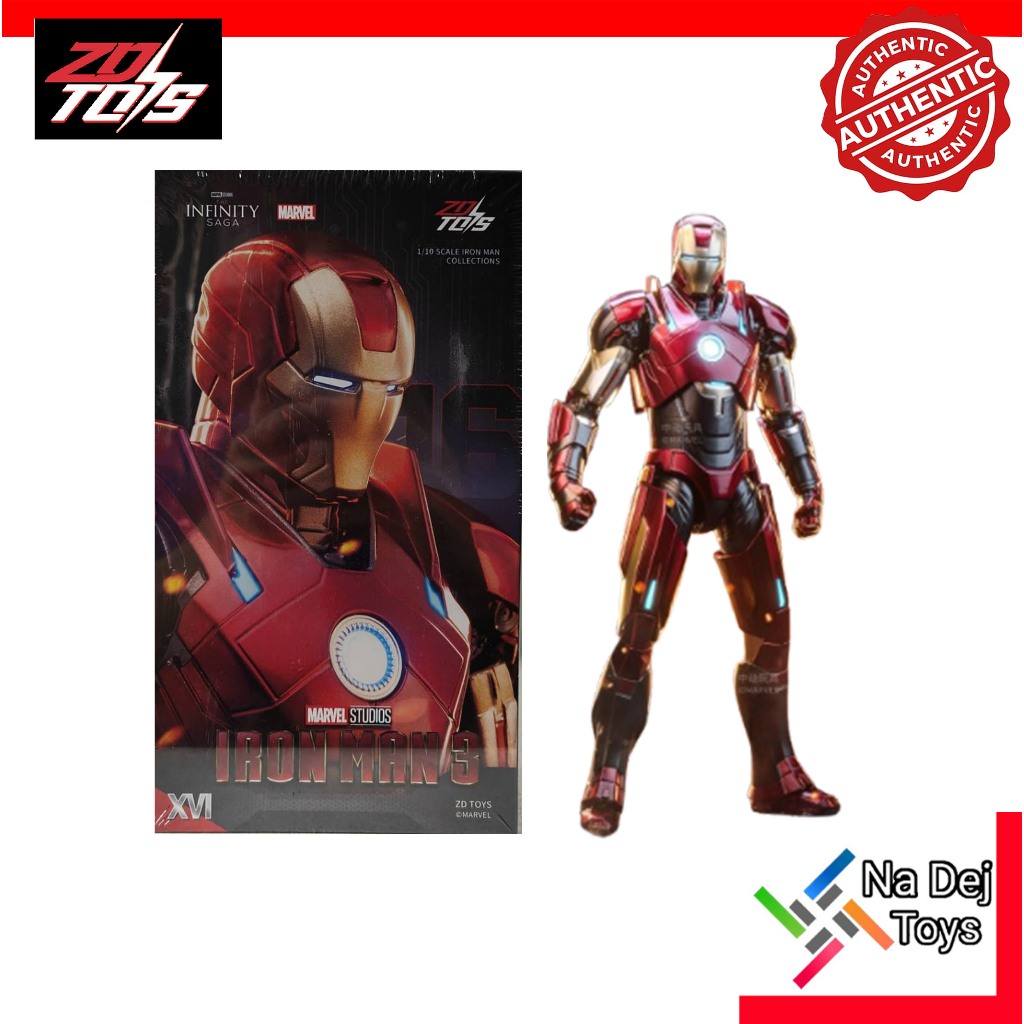 ZDToys Iron Man Mk 16 1/10 Figure แซดดีทอยส์ ไอรอนแมน มาร์ค 16 ขนาด 1/10 ฟิกเกอร์