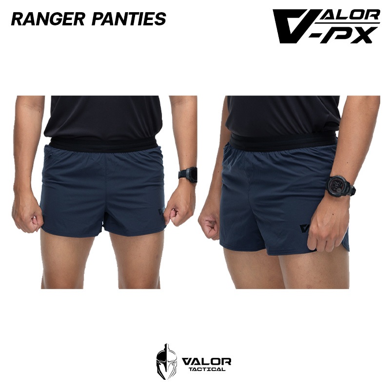 Valor PX - Ranger Panties กางเกงขาสั้น ผู้ชาย กางเกงออกกำลังกาย มีซับใน ระบายอากาศได้ดี กระเป๋าซ้อนหลัง เอวยืดได้