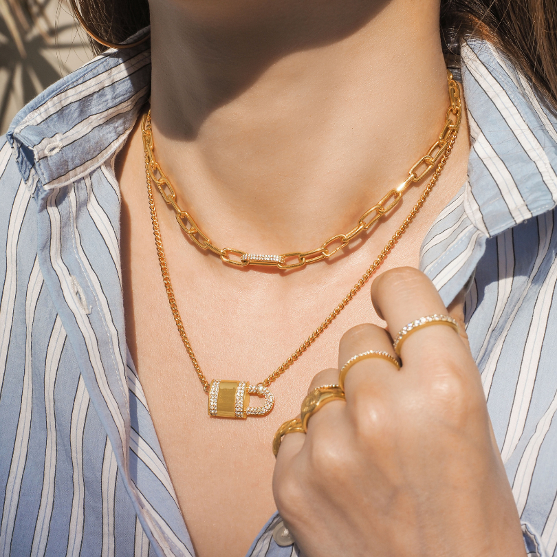 SHEPENDENCE สร้อยคอโชกเกอร์ LUXE Kylie ประดับคริสตัลไคลี่ - รูปที่ 2