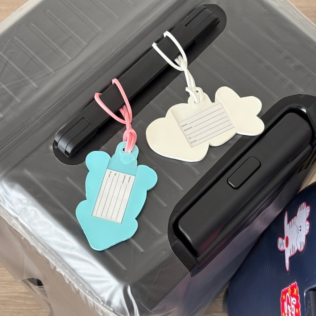 amuse stuff-luggage tag rubber ที่ห้อยกระเป๋าเดินทางแบบยางลายน่ารัก