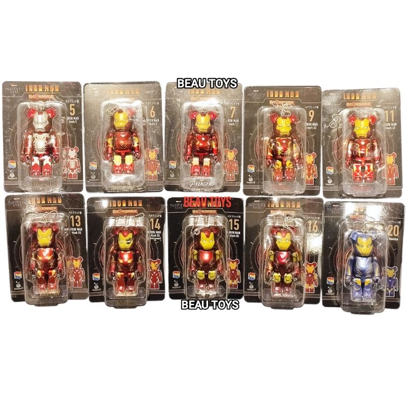 (ของแท้💯)MARVEL INFINITY SAGA IRON MAN BE@RBRICK 100% (Bearbrick)