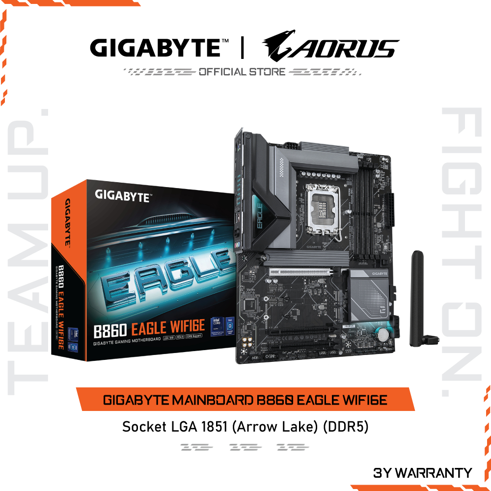 GIGABYTE MAINBOARD B860 EAGLE WIFI6E เมนบอร์ด B860 EAGLE WIFI6E-REV1.0