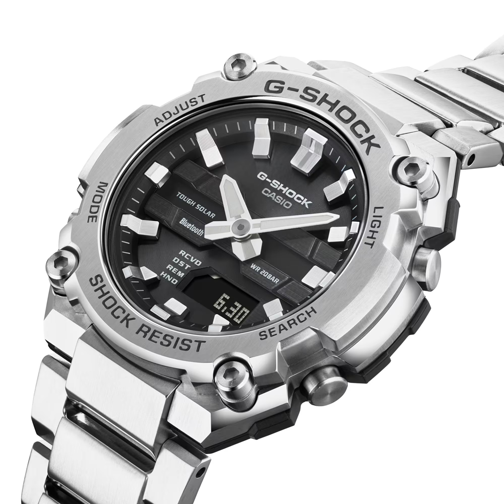 CASIO G-SHOCK GST-B600D-1ADR สายสแตนเลส (บลูทูธ,ทัชโซล่า) ของแท้ ประกันศูนย์ CMG