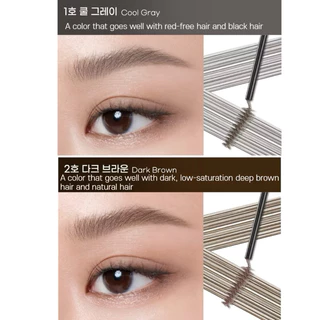 (กดในไลฟ์ลด40%) PERIPERA SPEEDY SKINNY BROW MASCARA 3 g. มาสคาร่าปัดคิ้ว