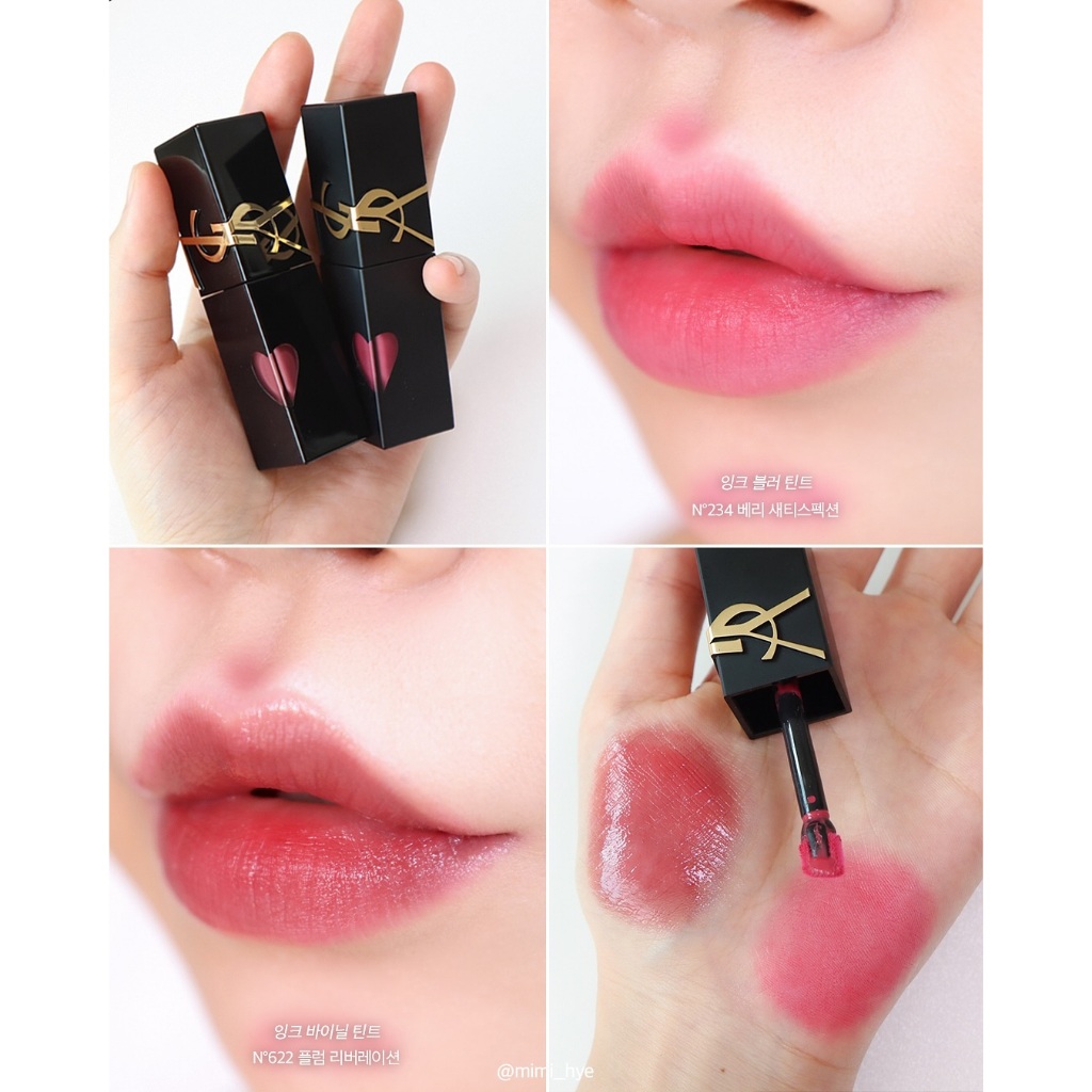 {เก็บโค้ดหน้าร้าน} [พร้อมส่ง] YSL The Inks Vinyl Cream / The Inks Blur Lip Stain 2024 5.5 ml - รูปที่ 6