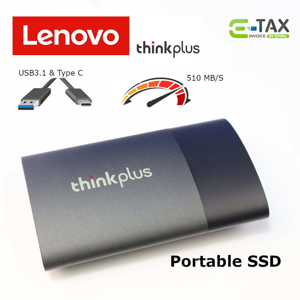 เทกระจาด!!!! Lenovo thinkplus แท้ Portable SSD ฮาร์ดดิสก์พกพา