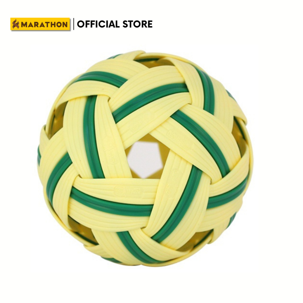 MARATHON ตะกร้อแรมโบ้ 2 Rambo 2 Classic รุ่นออกกำลังกายทั่วไป เซปักเด็กโต น้ำหนัก170กรัม Sepak Takraw Child