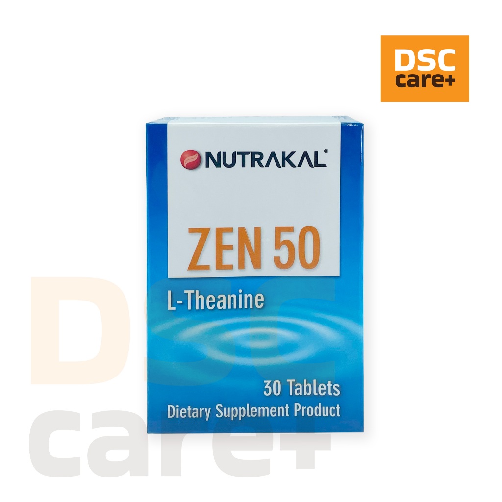 NUTRAKAL ZEN 50 L-Theanine 30 Tablets