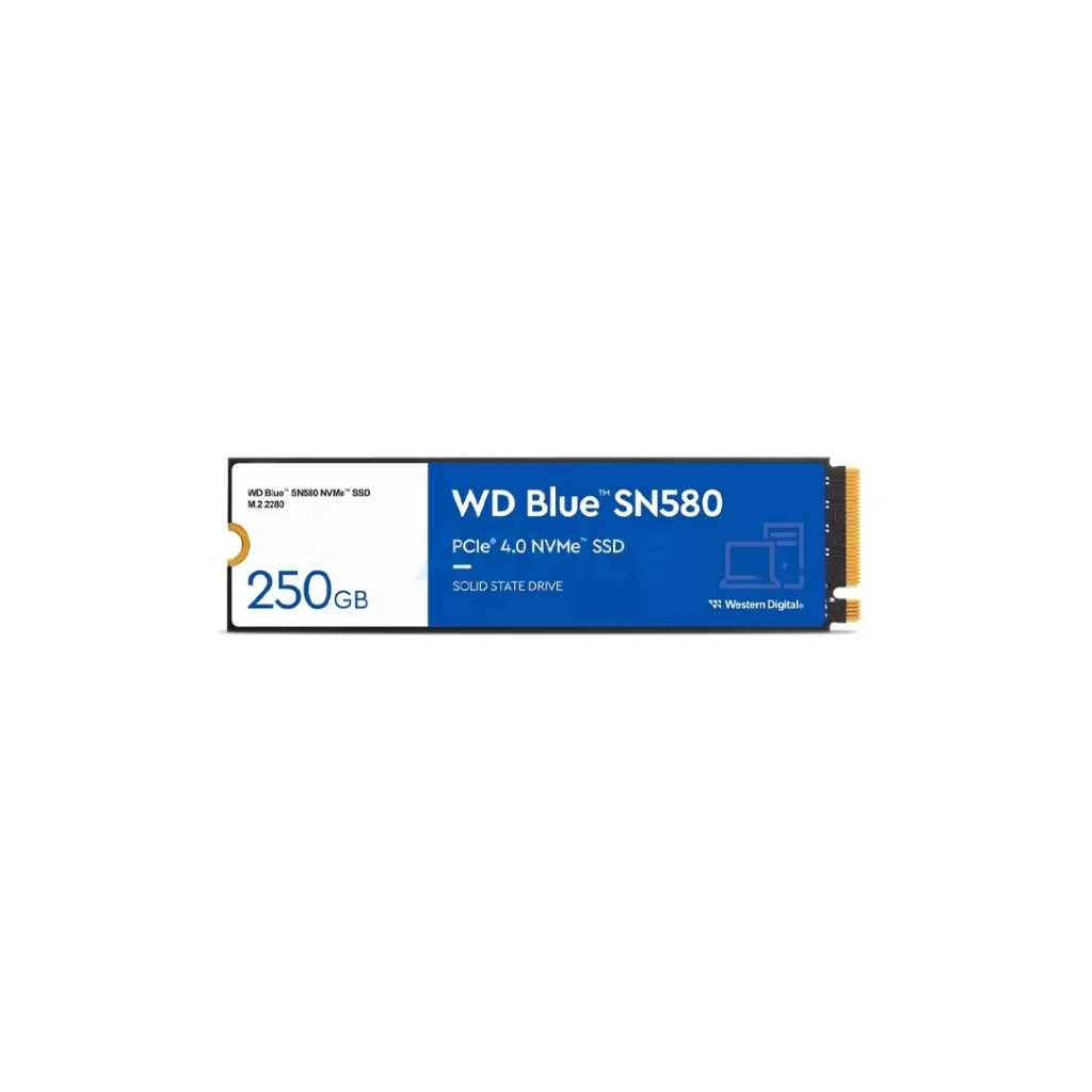 250 GB SSD M.2 PCIe 4.0 WD BLUE SN580 (WDS250G3B0E) NVMe