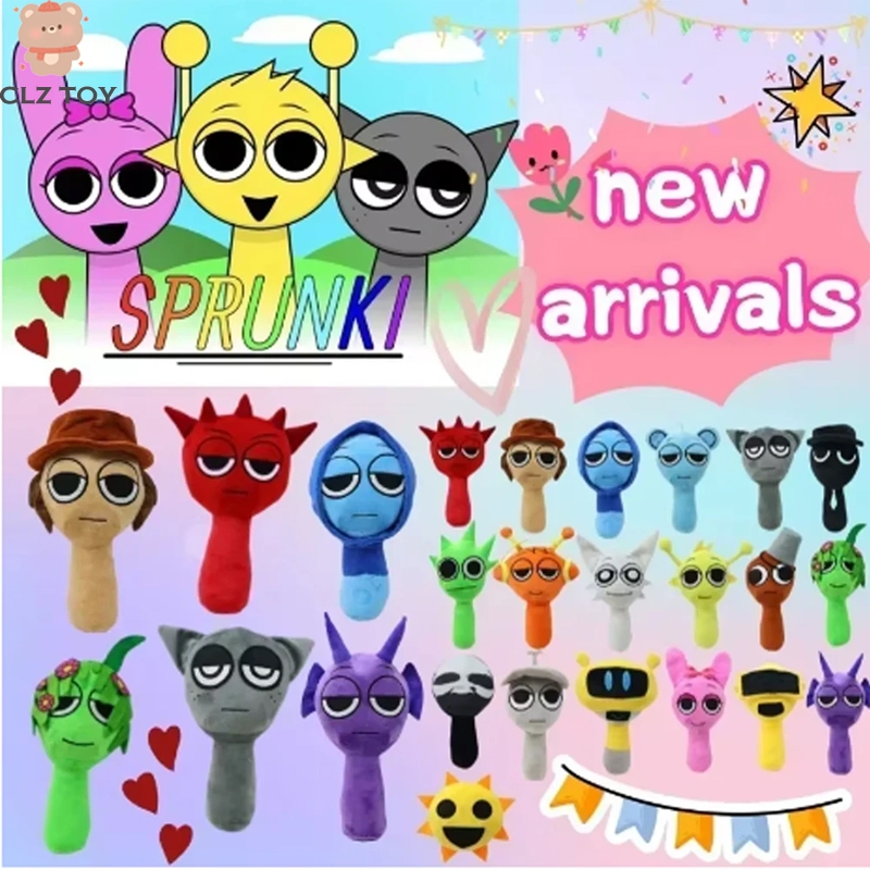 CLZ🎉Sprunki Incredibox🎉ตุ๊กตา Sprunki Plush Toy ของขวัญสําหรับเด็ก 20 ซม. ตุ๊กตาของเล่น ของเล่นเด็ก ของขวัญวันเกิด