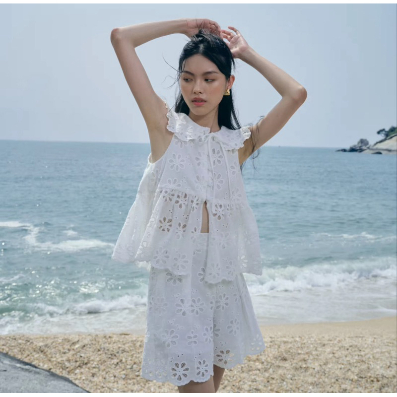 BNK brand - ชุดเซท เสื้อกางเกงลูกไม้