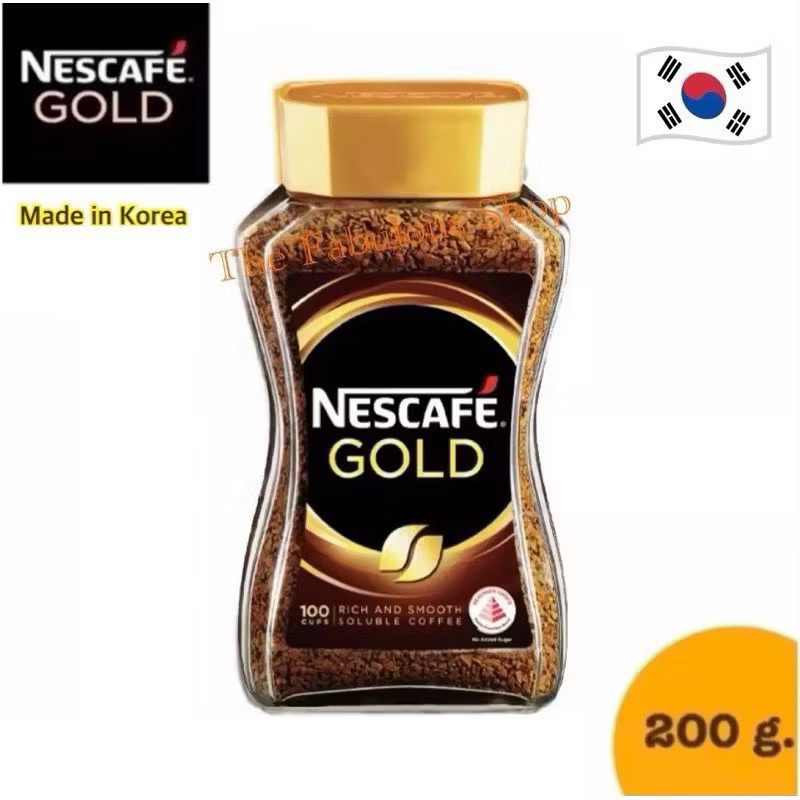 [Exp:09.2027]Nescafe GOLD Rich and Smooth เนสกาแฟ โกลด์ ริชแอนด์สมูธ กาแฟสำเร็จรูปชนิดฟรีซดราย 200 กรัม จำนวน 1 ขวด