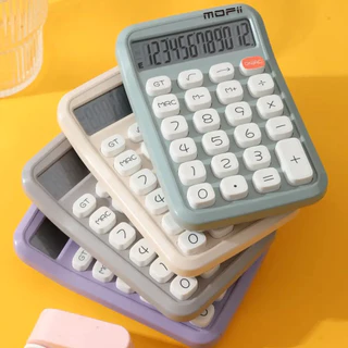 MOFii เครื่องคิดเลข 12 หลัก CUTECULATOR รุ่น Q10 สไตล์มินิมอล ขนาดกะทัดรัด ปุ่มนิ่ม สีสันพาสเทล