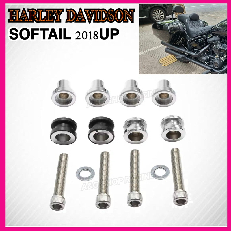 Docking ด็อกกิ้งชุดรางวางกระเป๋า สำหรับSoftail Harley Davidson2018UP Low rider S/ST Street bob  Sport glide Fatbob