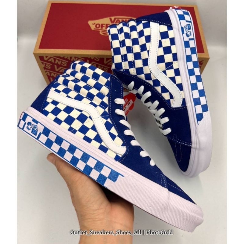รองเท้า Vans Old Skool High ลายตาราง [ ของแท้💯 พร้อมส่ง ]