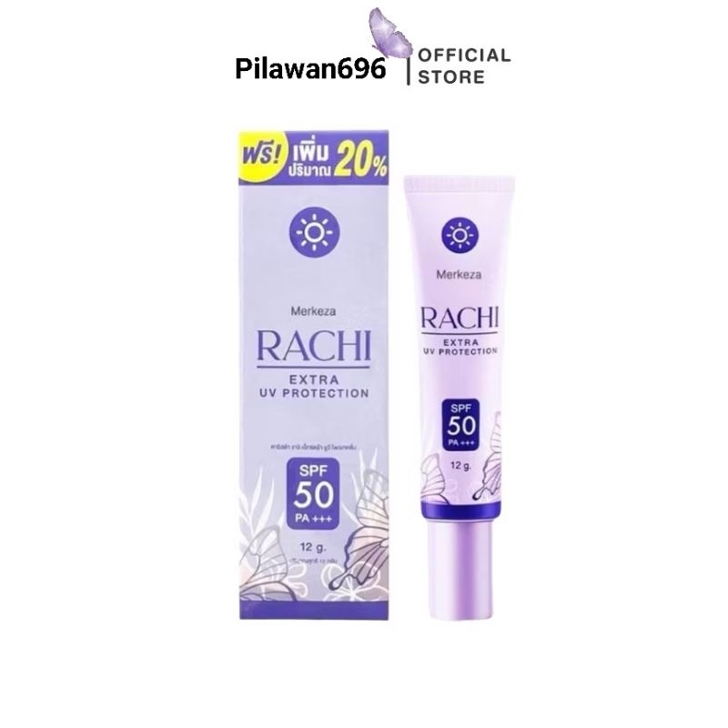 กันแดดราชิ RACHI SPF 50PA+++ ขนาด 12g
