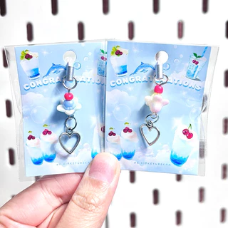 ( พร้อมส่ง ) Mini Cream Soda Keyring พวงกุญแจมินิครีมโซดา ของแจกลูกค้า ของปัจฉิมราคาถูก ♡ พร้อมแพคเกจ ( คละสี )🍡