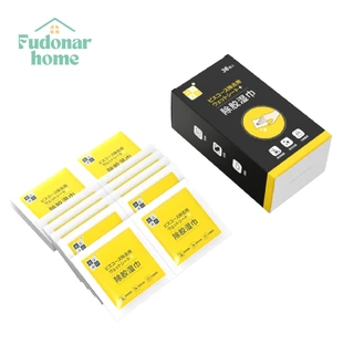 Fudonar แผ่นเช็ดคราบกาว ผ้าเช็ดกาว 30แผ่น/กล่อง ผ้าเปียกลบคราบกาว แผ่นเช็ดคราบสติ๊กเกอร์