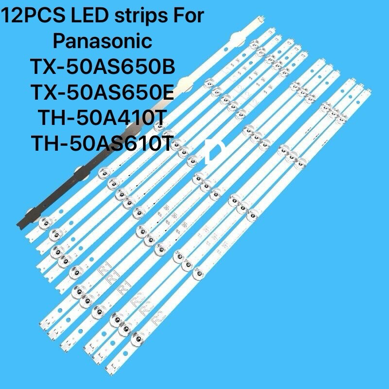 หลอดแบล็คไลท์ พานาโซนิครุ่นTH-50AS610T :TH-50AS700T12PCS LED strPanasonic TX-50AS650B TX-50AS650E TH