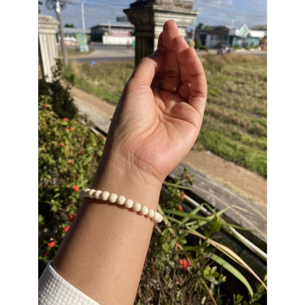 ข้อมือ7มิล30เม็ดร้อยเอ็นยืด