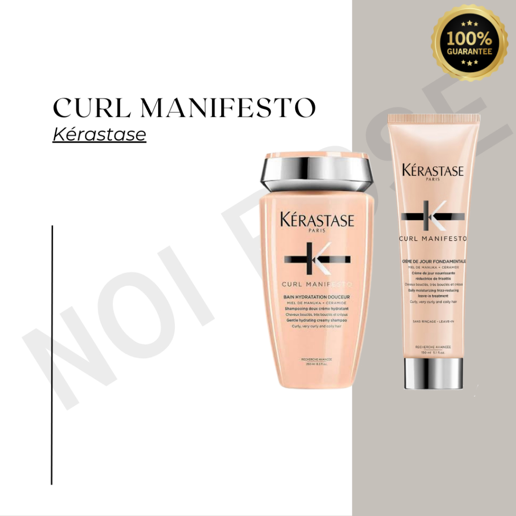 Kerastase curl manifesto ครีมจับลอน  แชมพู เหมาะสำหรับผมดัด หรือหยักศกธรรมชาติ
