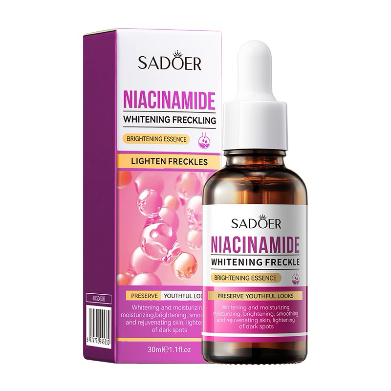 N621 เซรั่มหน้าขาวใส Sadoer Niacinamide Whitening Essence 30ml. เซรั่มหน้าใส ลดกระ เซรั่มผิวกระจ่างใส ลดรอยดำ  30ml.
