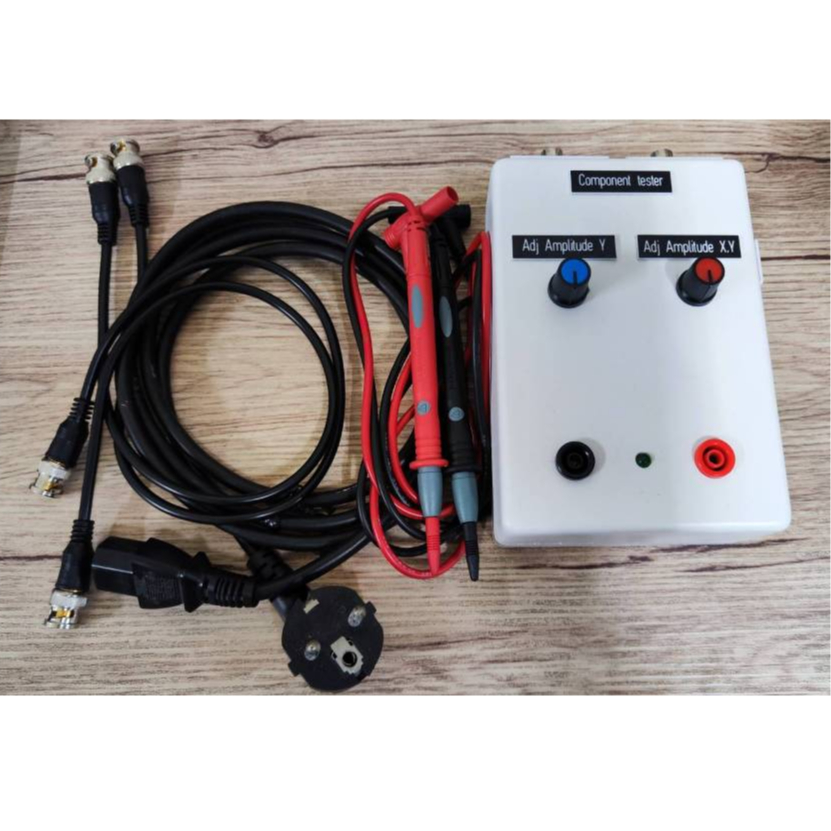 Component tester เครื่องมือเสริมใช้ร่วมกับ osicilloscope เพื่อเปรียบเทียบตัวดีตัวเสียของอุปกรณ์อิเล็