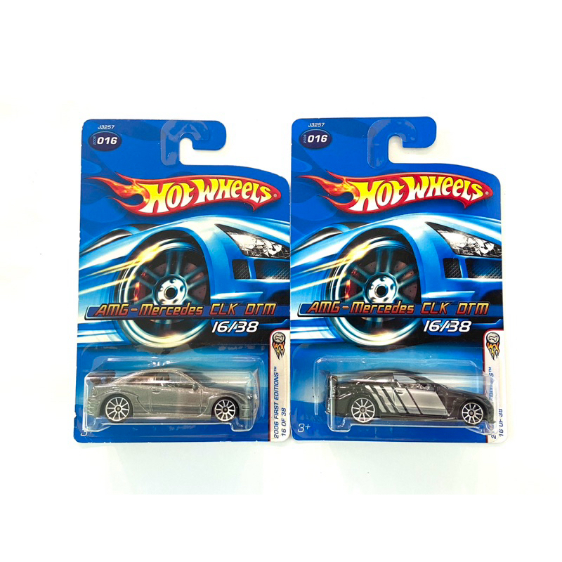 Hot Wheels🔥 | 2006 FIRST EDITIONS ~ AMG-MERCEDES CLK DTM 16/38 | 🇺🇸สินค้าแพคอเมริกา✈️ | 📦สินค้ามีพร้