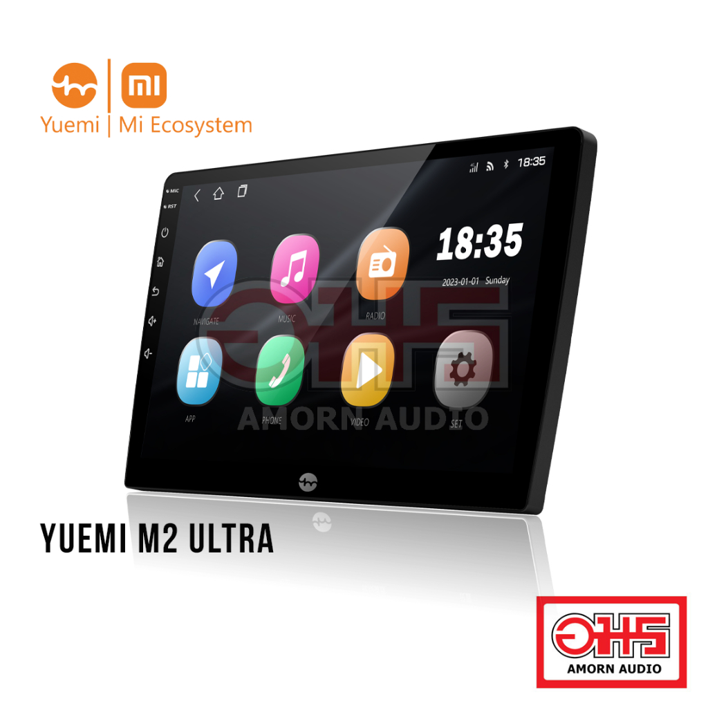 Yuemi | Mi Ecosystem Yuemi M2 Ultra วิทยุแอนดรอยด์ Ram 2 , Rom 32 จอแอนดรอยติดรถยนต์ AMORNAUDIO
