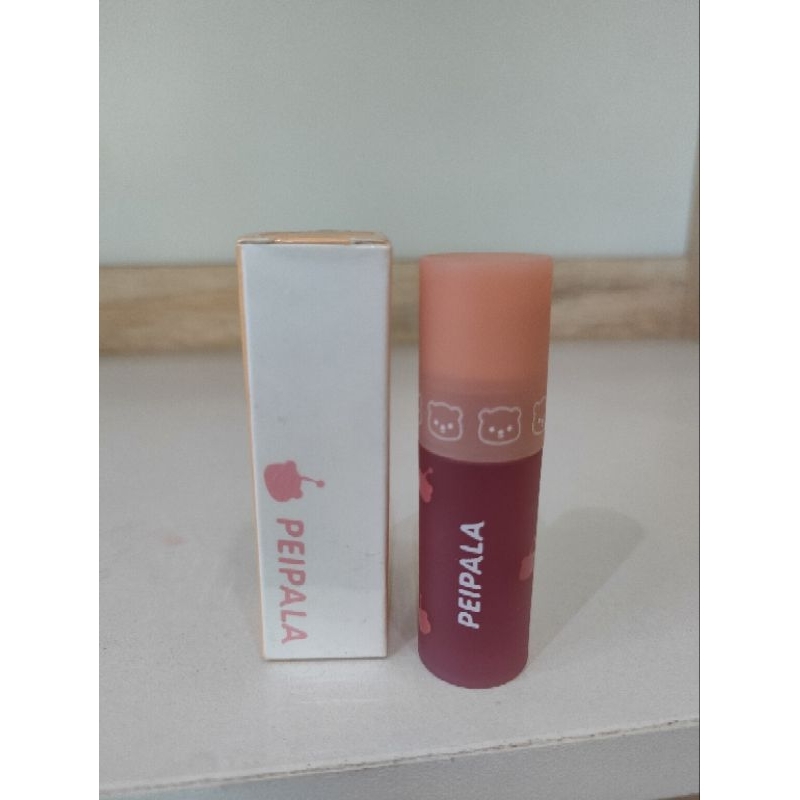 Peipala ลิปสติกจุ่ม ลิปกลอส เบอร์ 02 สีส้มอิฐ เนื้อบางเบาเรียบเนียนซีซันสวยงามสดใส