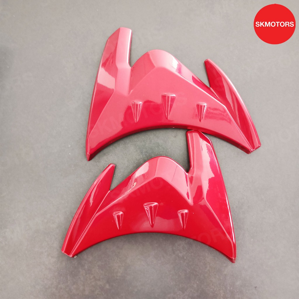 ชุดฝาครอบไฟเลี้ยวหน้า สีแดง รหัสสินค้า 1FP-SH33F-Q2-RE สำหรับรถ YAMAHA SPARK115I ปี 2013 (1FP1) แท้เ