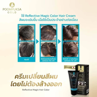 Poompuksa Reflective Magic Hair Color ภูมิพฤกษา รีเฟลคทีฟ เมจิค คัลเลอร์ แฮร์ครีม