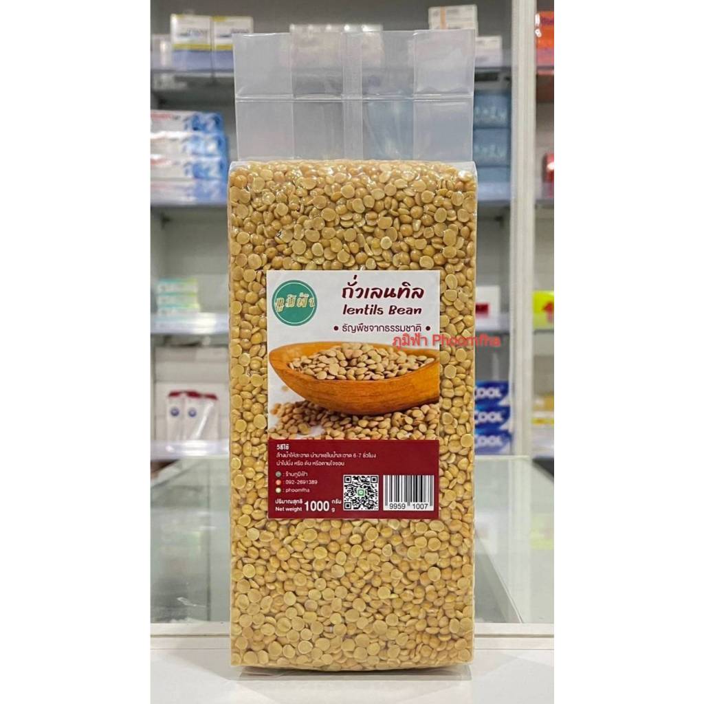 ถั่วเลนทิล สีเหลือง Lentil Bean