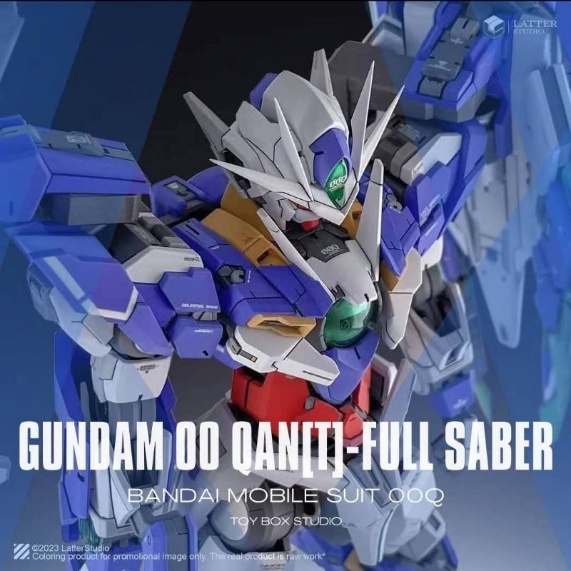 ชุดแต่งเรซิ่น MG 1/100 OO QAN[T] Full Saber+ชุดDLC ค่าย Later